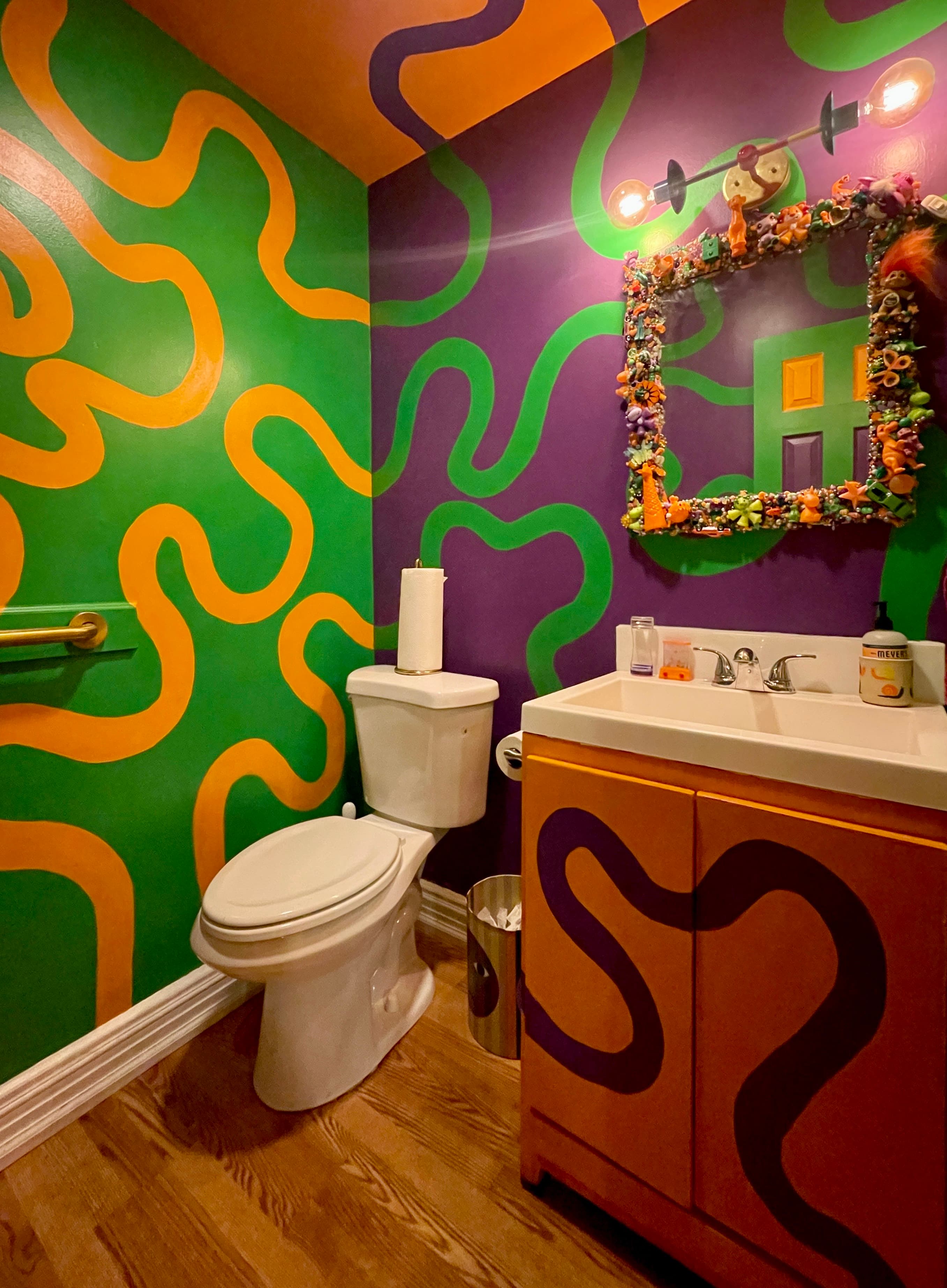 Accessible bathroom featuring calming decor